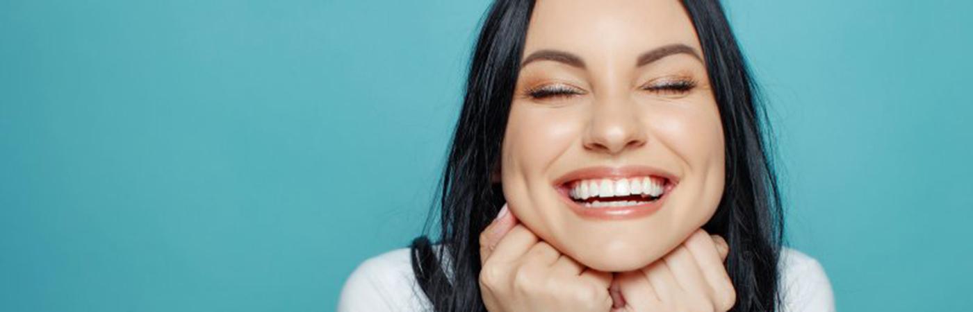 Lady smiles radiantly